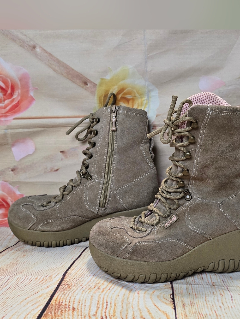 Rocket Dog Tan Combat Boot